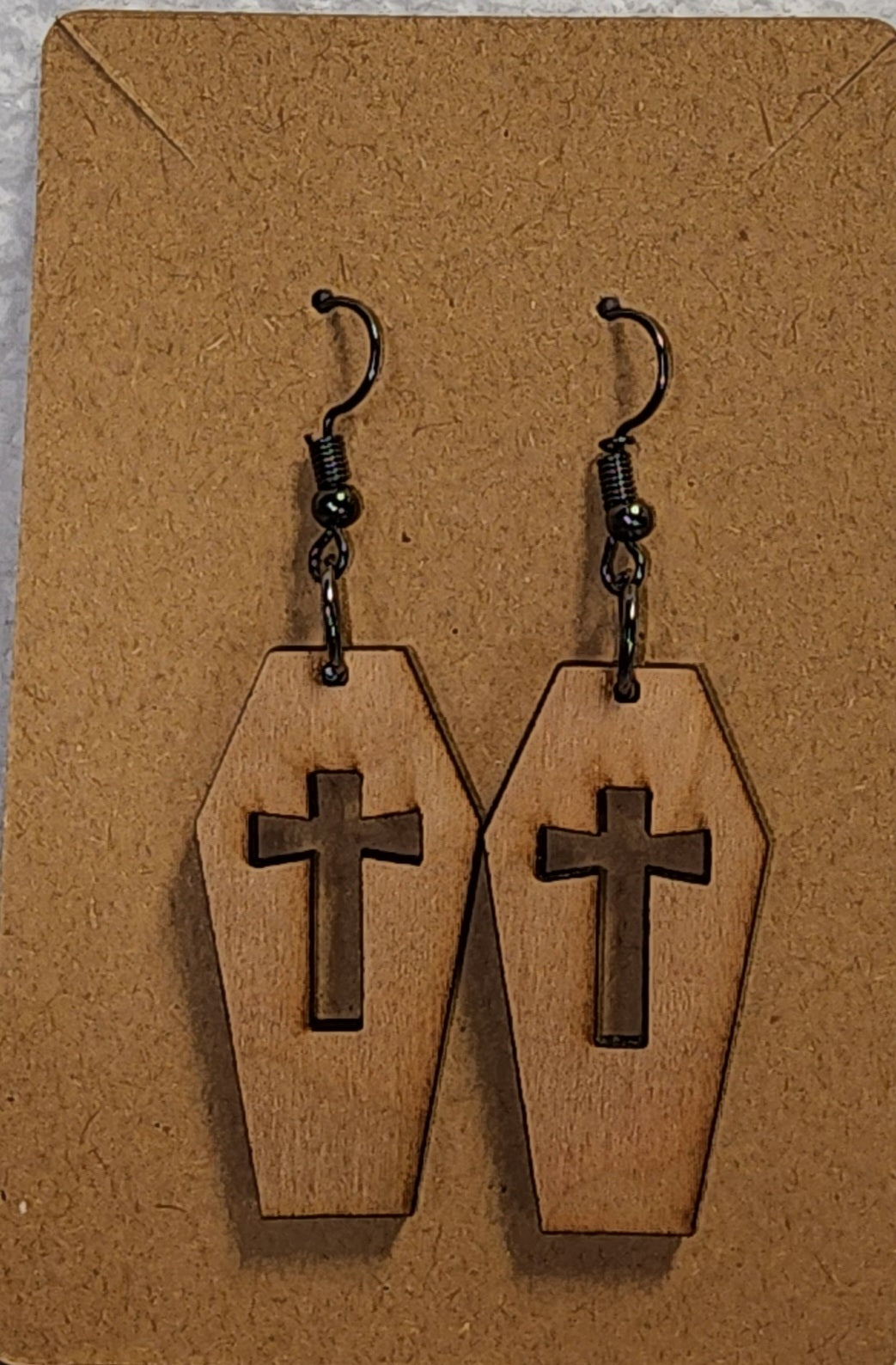 Coffin & Cross Earrings