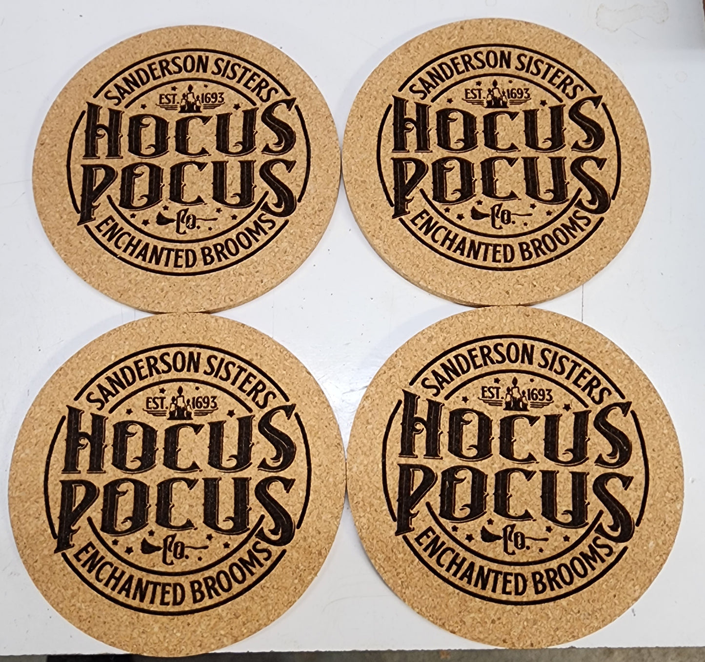 Hocus Pocus - Cork Coasters
