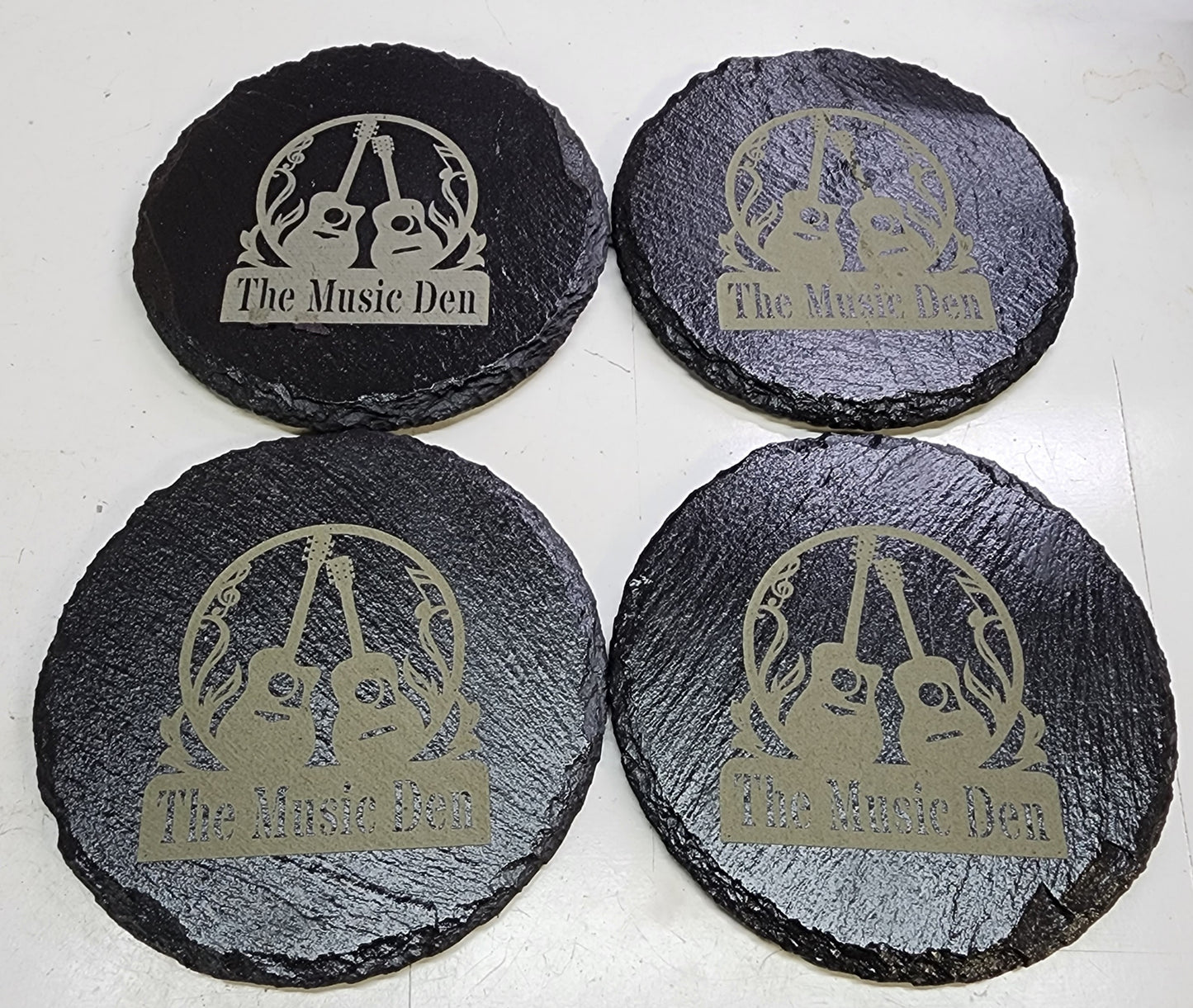 Music Den - Slate Coasters