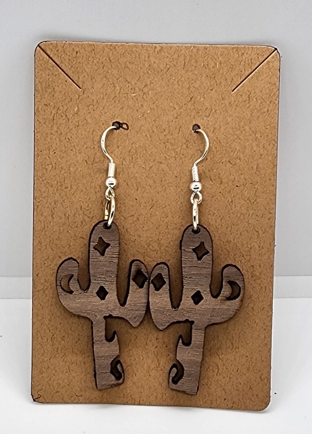 Cactus - Hook Earrings