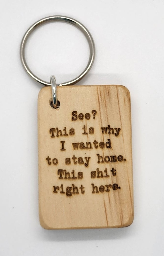 Wooden Keychain