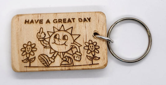 Wooden Keychain