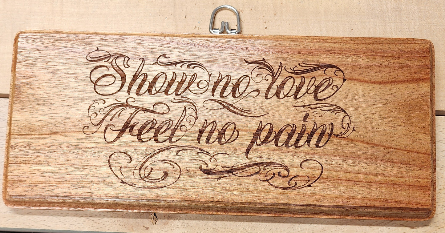 5" x 11" Wood Sign