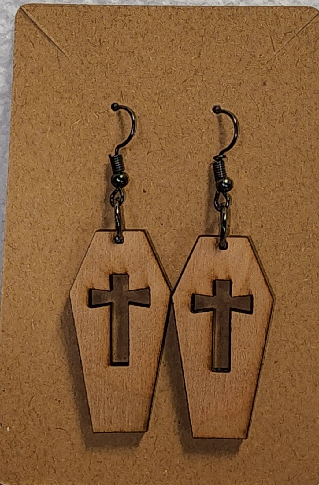 Coffin & Cross Earrings