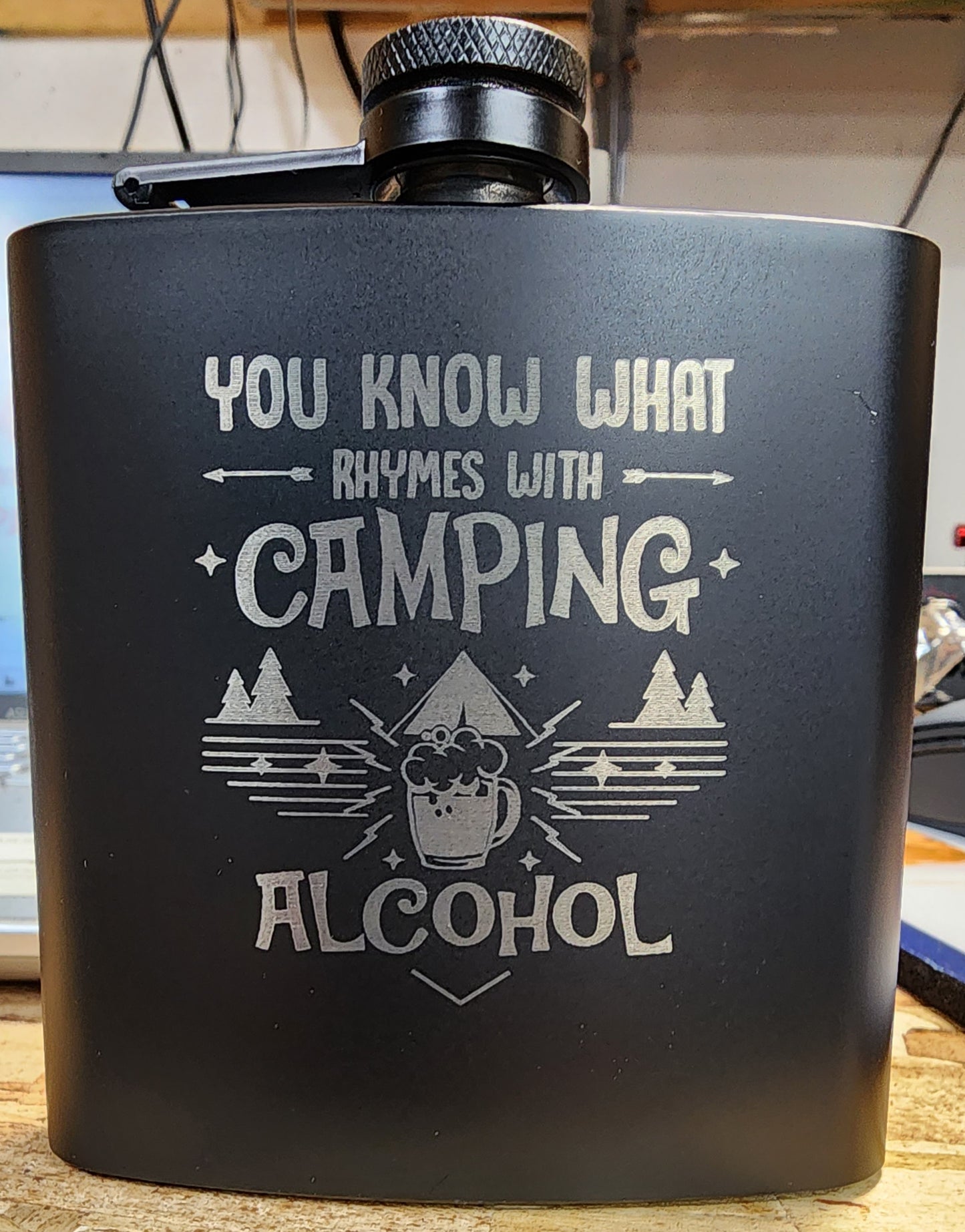 What Rhymes with Camping - Flask