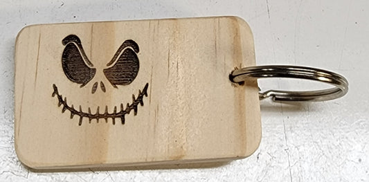 Jack Skeleton 2 - Wooden Keychain