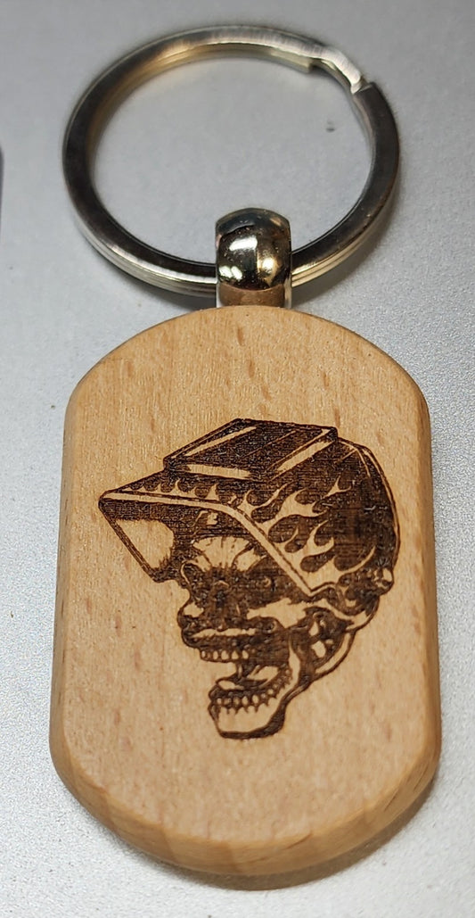 Skull Welder with Flamed Hood